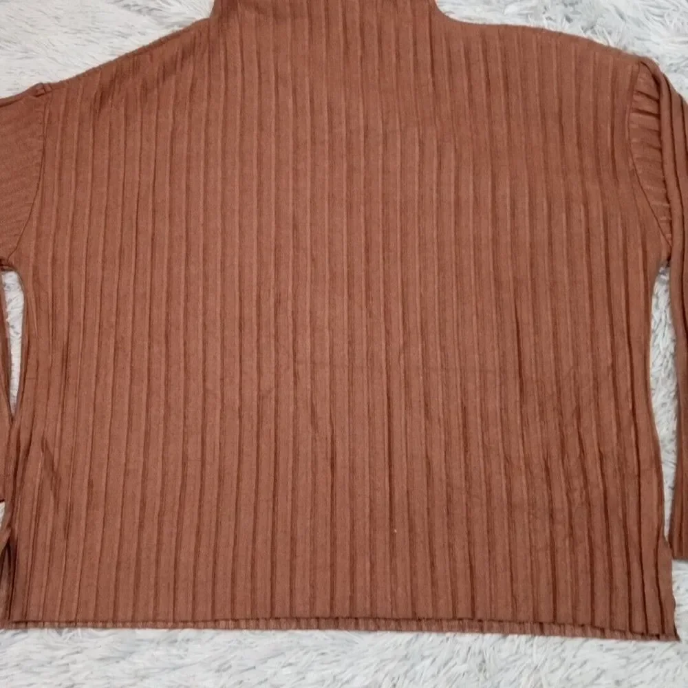 Bailey 44 Sweater Womens XL Brown‎ Lightweight Soft Textured Comfort Casual